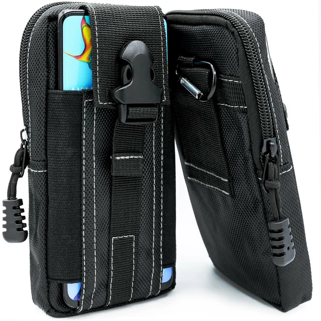Für ZTE Blade V8 Mini Handy Gürtel Tasche Hülle Schutzhülle Case Clip Etui Nylon