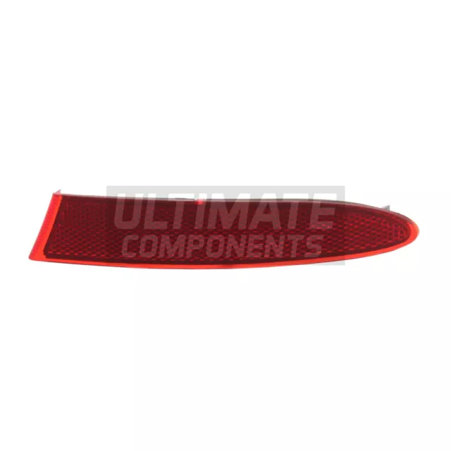 BMW X3 F25 2012-2019 Red Plastic Rear Bumper Reflector Drivers Side Right Hand