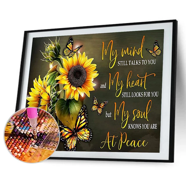 Diamond Painting Sunflower Full Round Drill Picture of Rhinestone DIY Drawing 2