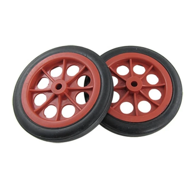Carrello 2 pz cestino della spesa sostituibile 4,4" ruote rosso nero R8G5