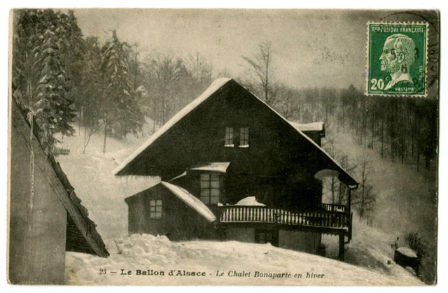 CPA 88 Vosges Le Ballon d'Alsace Le Chalet Bonaparte in winter