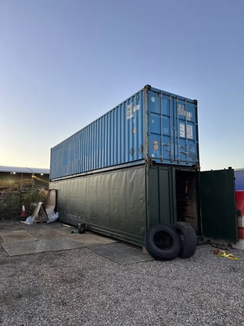40ft Used Shipping Containers - BLUE ONE AVAILABLE