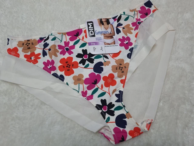 Slip femme en microfibre et tulle new skin Generous de Dim - Dim