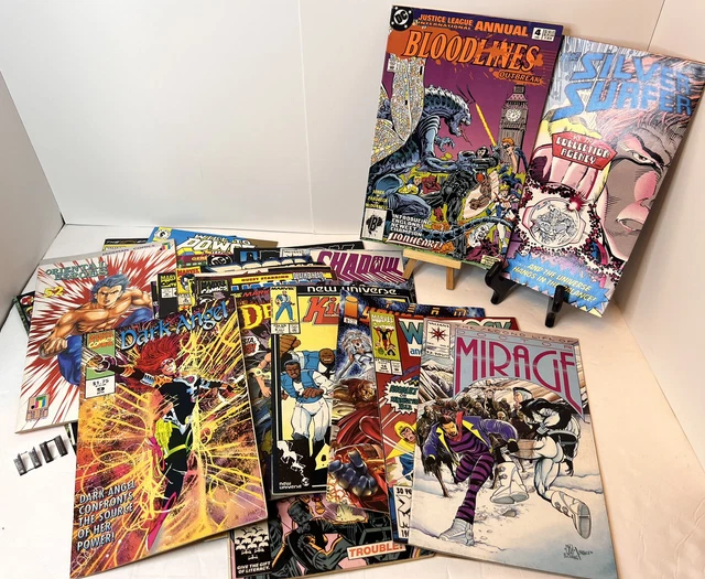 Lot of 30 Comic Books Mixed Lot Marvel, DC, & More!!  Mixed Condition! 80-2000s!