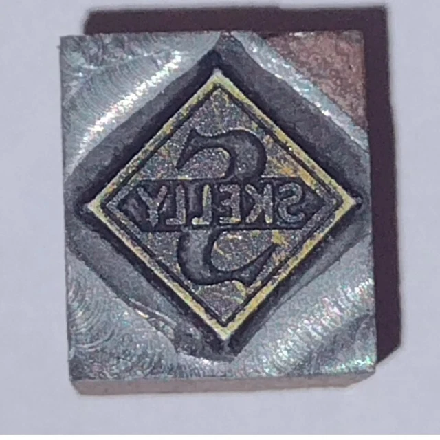 Skelly Letterpress Printers Block VTG