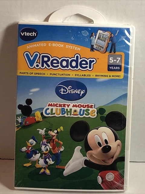 VTECH V.READER EREADING System Disney: Mickey Mouse Clubhouse (5-7yrs ...