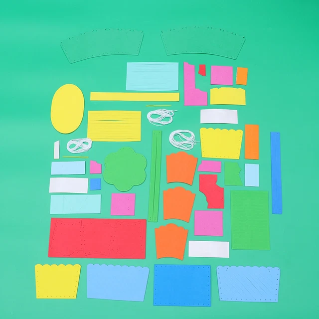 3 Set Nähzubehör Für Kinder Handtaschen Selber Nähen Vorschule Gefühlt Material