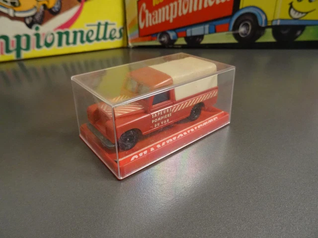 JEEP DE POMPIERS mécanique en tôle RCP-RICHARD (années 1950) EUR 249,00