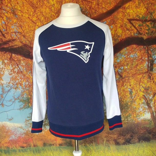 New England Patriots NFL Team Apparel blue Sweatshirt. UK men's size Medium