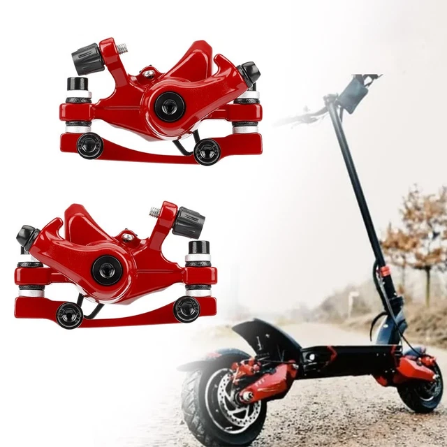 Freno A Disco Per Scooter Elettrico, Pinza Freno In Lega Di Alluminio Ricambio 10 Pollici Rosso 95052945