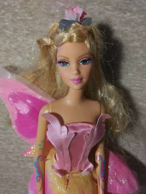 BARBIE FAIRYTOPIA ELINA, Light Up Wings, Tattoos (Missing 1 Wing) Rooted Lashes EUR 9,32
