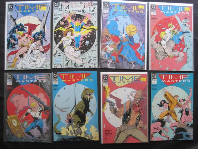 TIME MASTERS :COMPLETE classic RIP HUNTER 8 issue 1990 DC SERIES.1,2,3,4,5,6,7,8