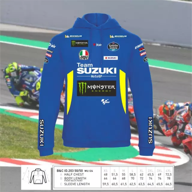 Felpa Uomo fan Alex Rins motogp fall winter  gift idea model hooded moto