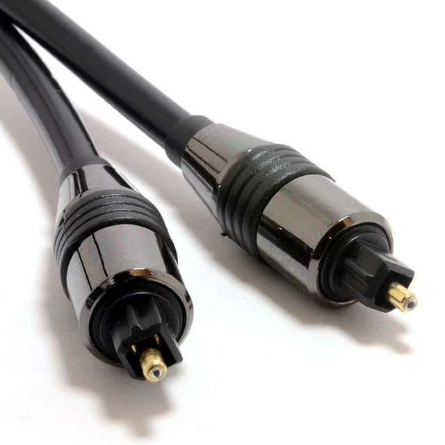 3M Câble Optique Audio Numérique Toslink Spdif Sky Dts Son Surround 3 Mètre