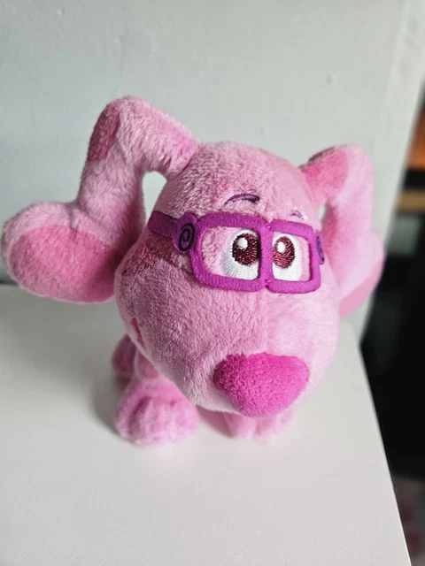 BLUE S CLUES You Magenta Pink Dog Plush Soft Toy With Glasses 4 38 