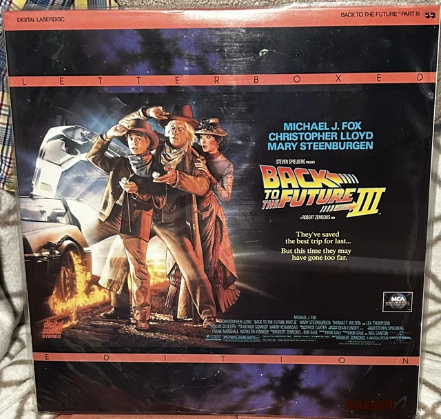 BACK TO THE Future III 3 Laserdisc NTSC Letterboxed Edition 10 00 back-to-the-future-iii-3-laserdisc-ntsc-letterboxed-edition-10-00