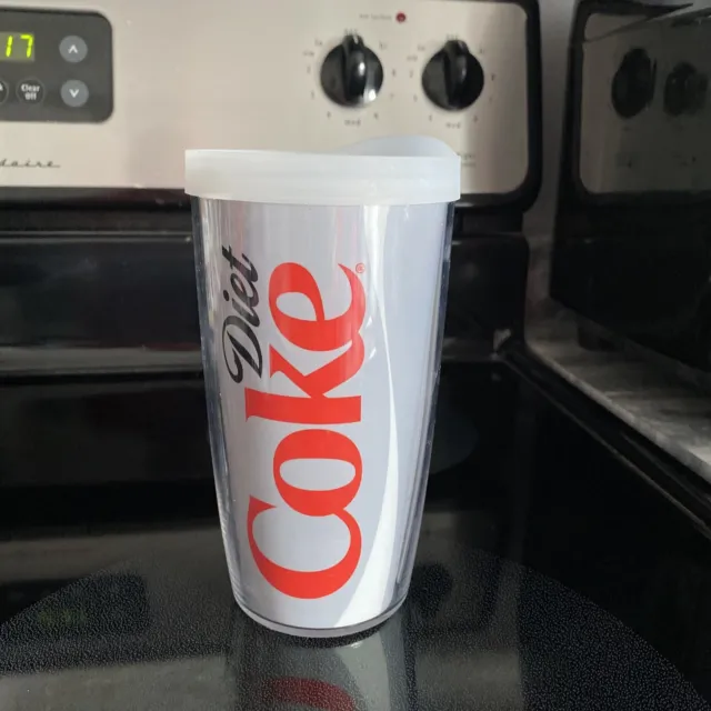 Tervis 16 oz Diet Coke Coca Cola Tumbler Mug Travel Cup w/ Lid Dishwasher Safe