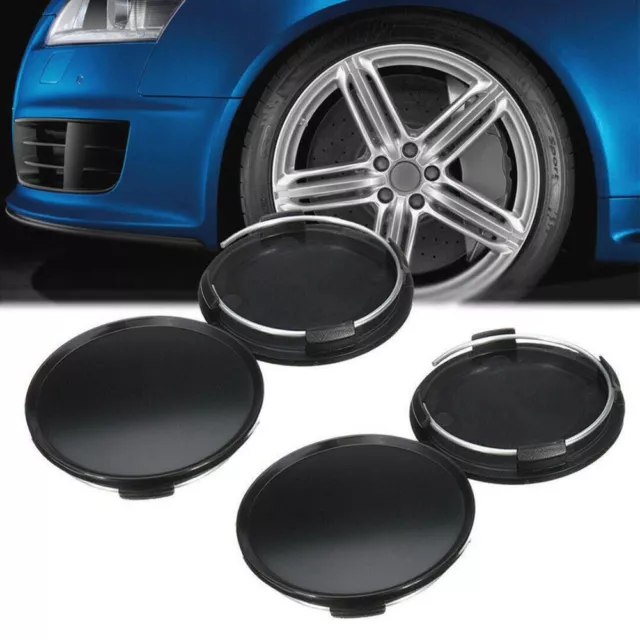 Upgrade Your Car's Style with 4Pcs Universal Fit Car Wheel Center Cap Set