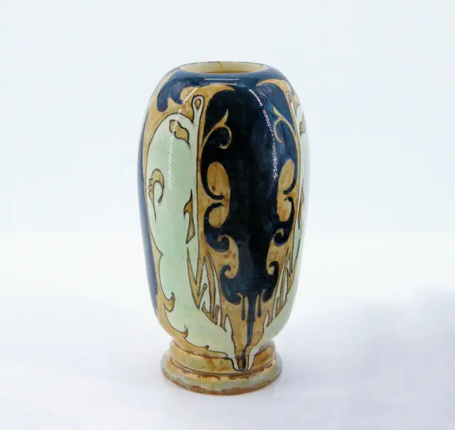Rozenburg Haagsche Plateelbakkerij Jugendstil Keramik-Vase datiert 1892