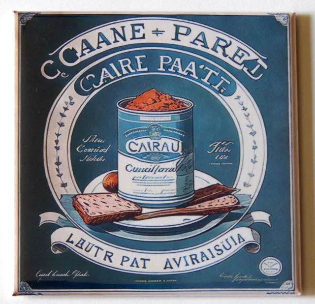 Canned Pate Sign FRIDGE MAGNET