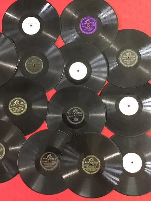 RCA/Victor 78rpm 10” Records Lot Of 13 In Original Sleeves