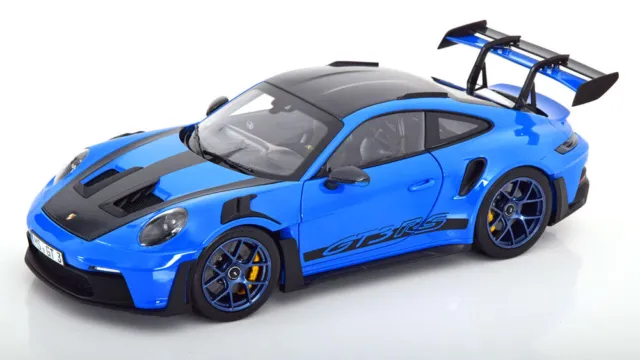 1:18 Norev Porsche 911 GT3 RS equipamiento Weissach 2022 azul