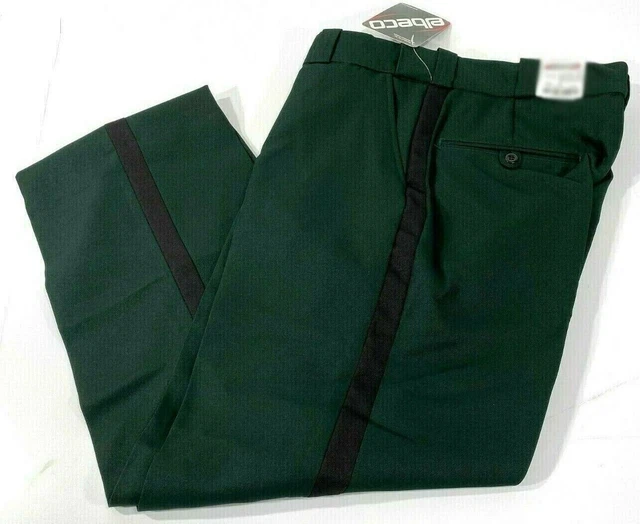 NWT ELBECO MENS 38x34 TexTrop2 4-POCKET PANTS E8903RN GREEN WITH BLACK STRIPE