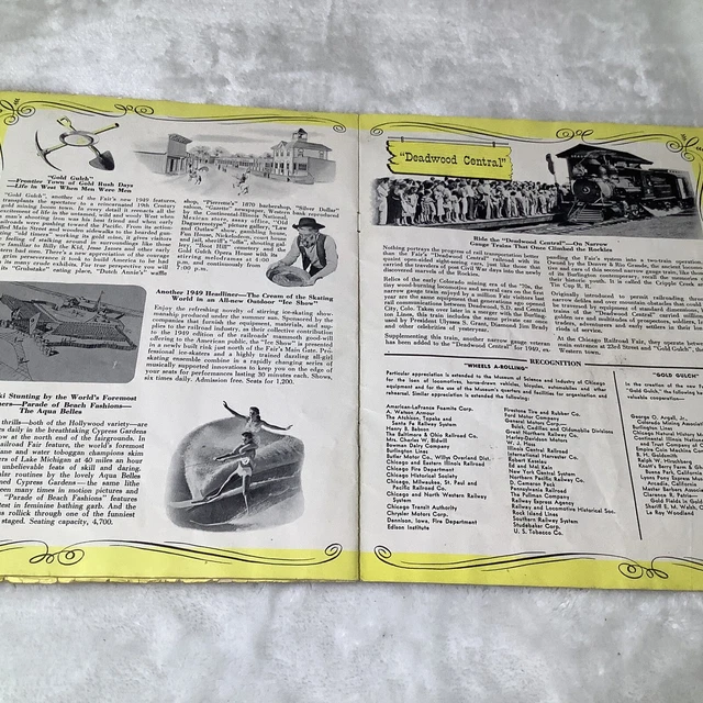 1949 CHICAGO RAILROAD FAIR Official Guide Book 6