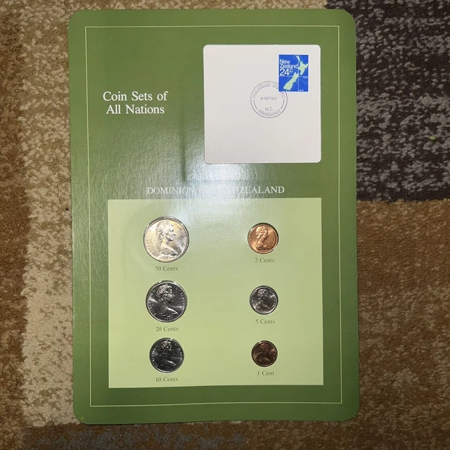 FRANKLIN MINT Coin Sets Of All Nations Volume 1 (PRC Yuan 5,2,1 + Info Cards) 9