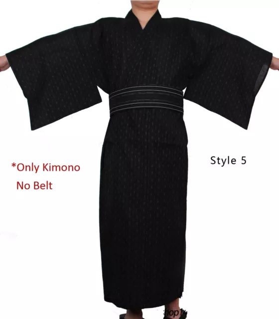 2023 MEN  Traditional Japanese samurai kimono, men's bathrobe, home suit