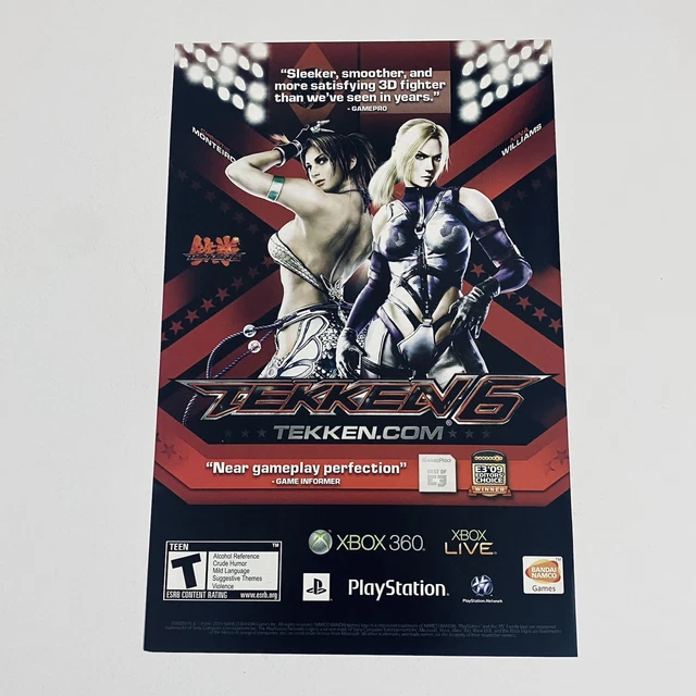 B2ポスター 鉄拳6 PS3/XBOX360 Amazon | 鉄拳6(通常版) - Xbox360 | ゲームソフト