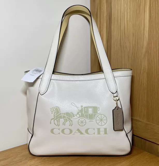 Coach Coated Canvas and Leather Horse and Carriage Bag Charm