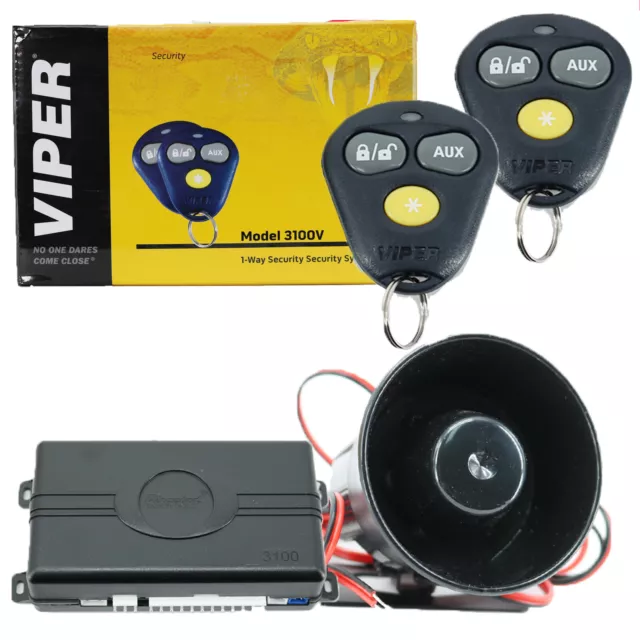 Viper 3100V 1-Way Security System Keyless Entry Car Alarm System NEW