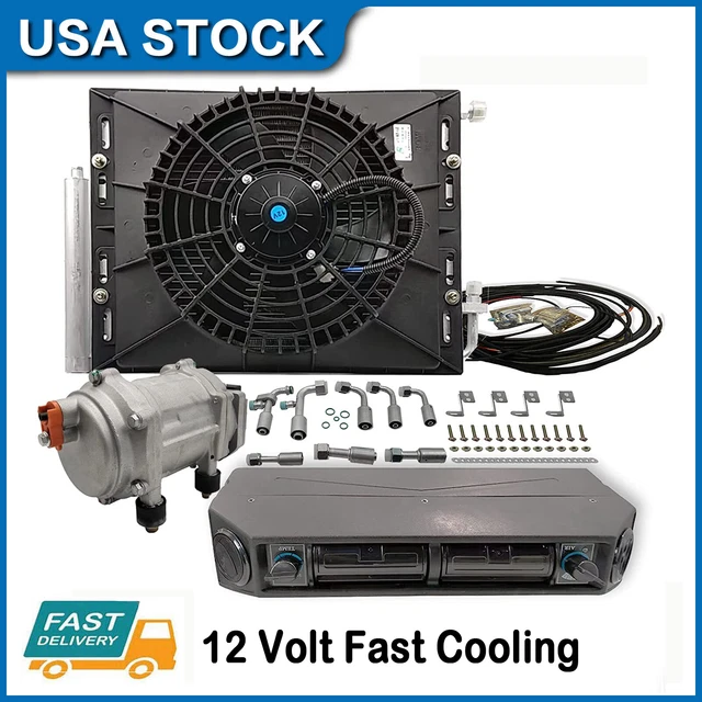 UNIVERSAL UNDERDASH AIR Conditioning Evaporator Fast Cool A/C Kit