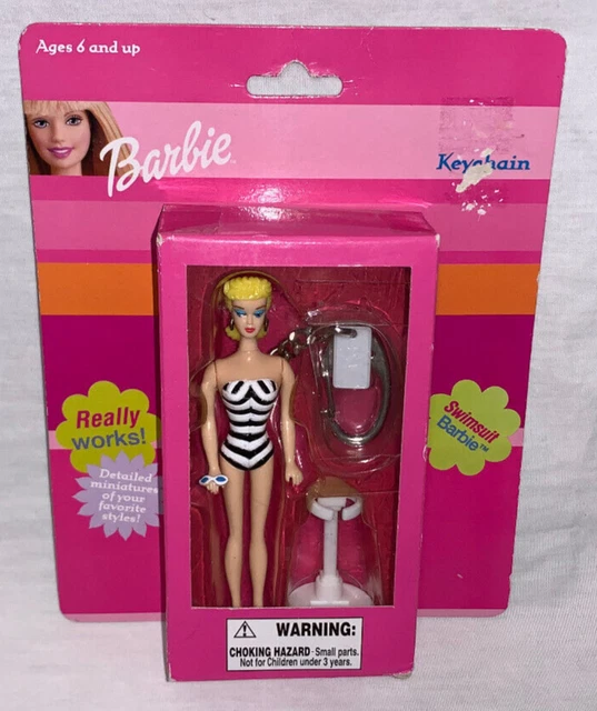 Barbie Swimsuit Barbie Keychain 2002 In Original Box Barbie Swimsuit Barbie Keychain 2002 In Original Box