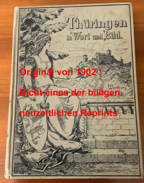 Original! Thuringia in words picture regional history travel guide home history