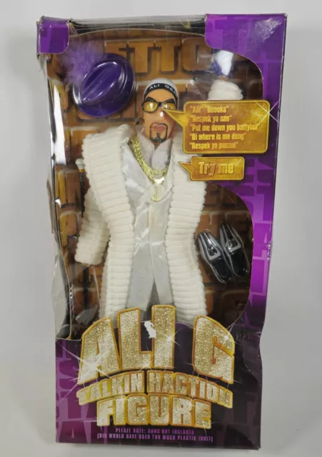 Ali G Action Figure Doll 12" Tall Talking Figure Boxed Not Working Novelty Gift