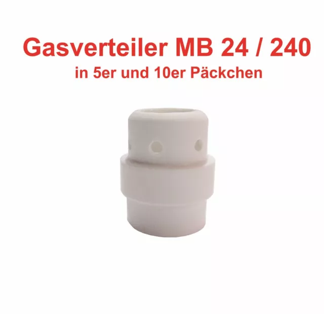 Gasverteiler Kunststoff MB 24 MIG/MAG Brennerhals