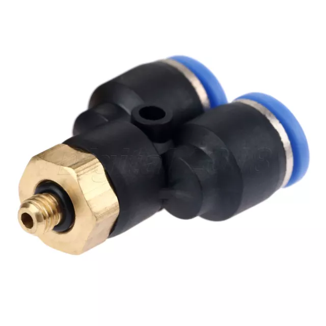 Pneumatic Y Union Connector Tube One Touch Push In Fitting For Air Water 4-12mm 2