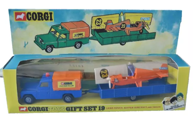 Corgi Toys GS19 Land Rover Nipper Aircraft and Trailer in Code3 Box