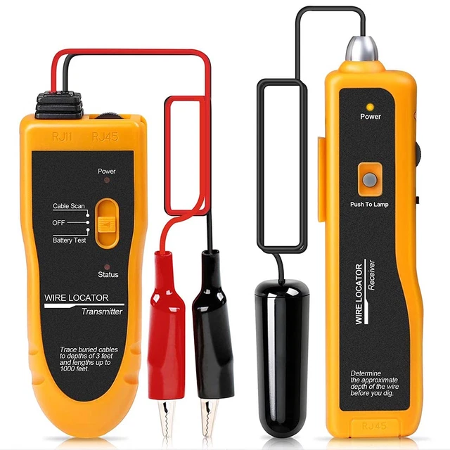 Testeur De Câble Souterrain Traceur De Fils F02 Avec Écouteurs Pour Localiser Le