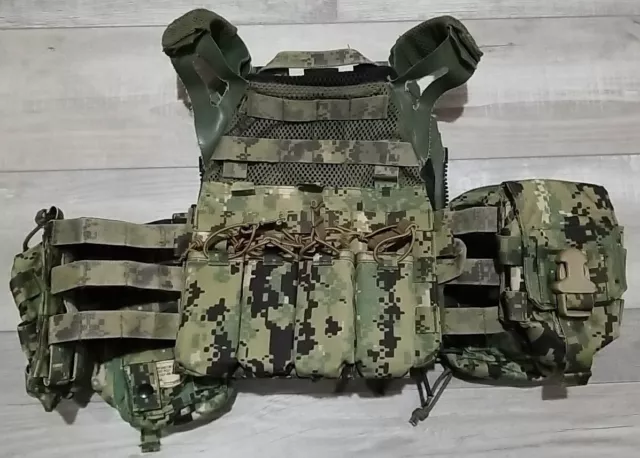 Crye Precision AOR2 JPC 2.0 MD Plate Carrier Maritime Swimmer Cut 8 Eagle Pouch