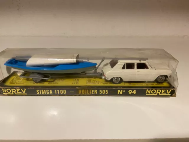 Norev Plastique Ancienne Simca 1100 N° 94-  / Idem Minialuxe Gégé Dinky Jep