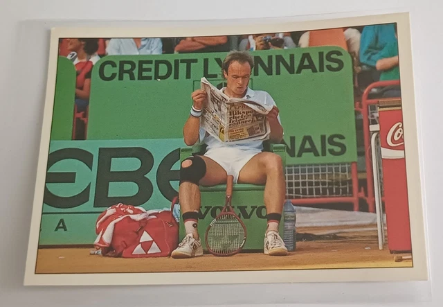 RARE IMAGE PANINI tennis ATP TOUR , YANNICK NOAH , autocollant collection EUR 5,00 - FR