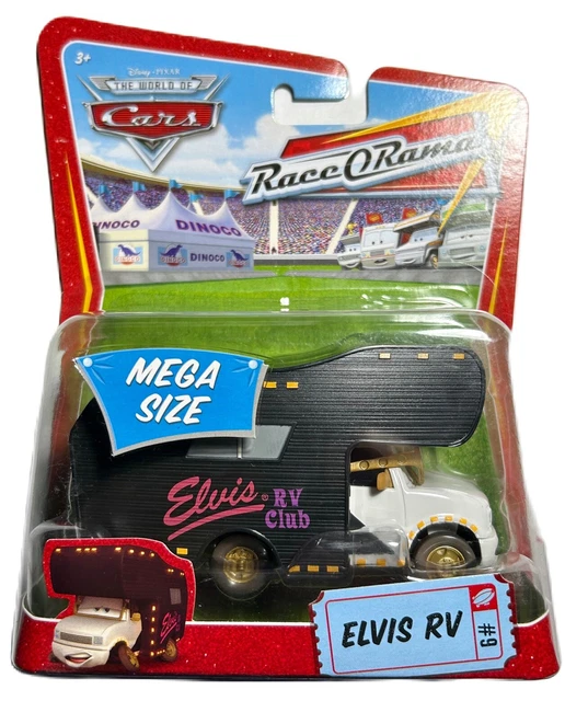 Disney Pixar Cars Movie Race O Rama Mega Size Elvis RV #9 Free Shipping