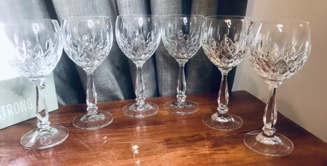 Schott Zwiesel 6x  Wine Glasses Heavy One Tiny Chip Hardly Visible Rare