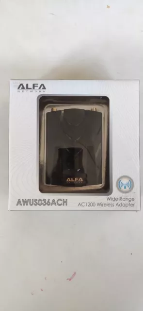 Alfa AWUS036ACH (USB-C) AC1200 Ultra Long Range Dual Band WiFi Adapter Pentest