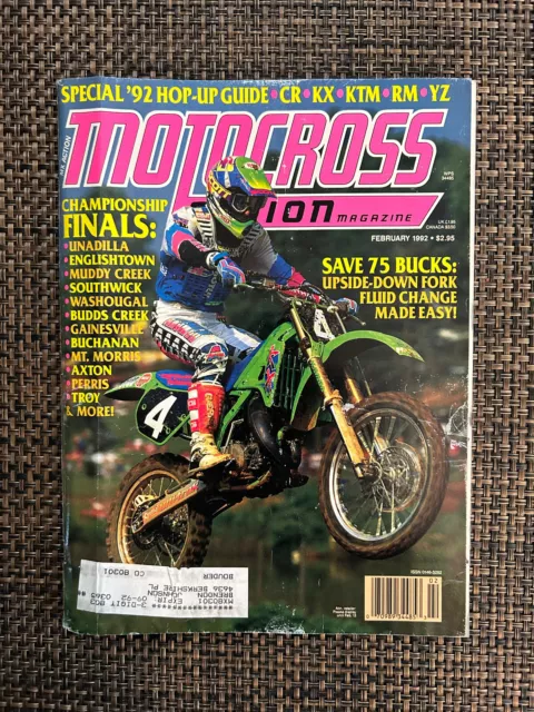 Motocross Action Magazine February, 1992