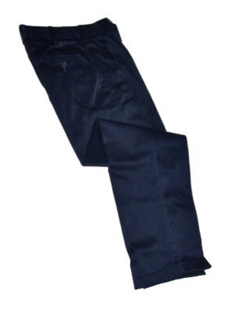 LANDS END Navy Plain School Uniforms Pants Boys 20 Inseam 30" NEW
