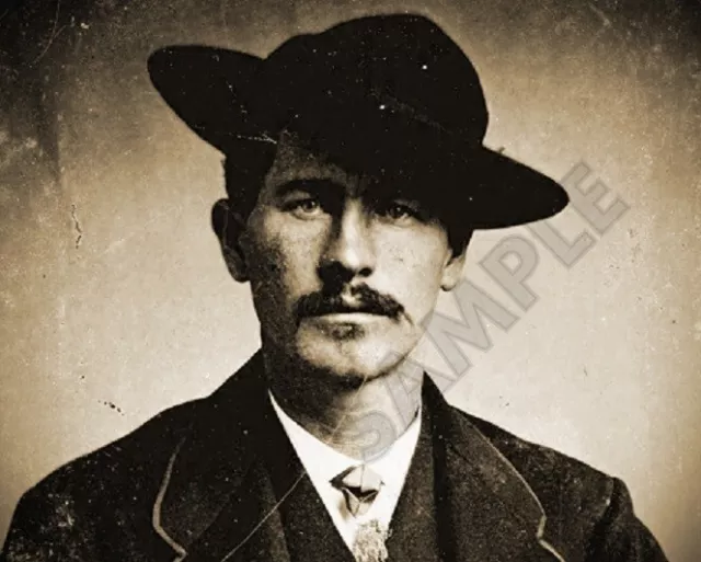 Portrait of Wyatt Earp Old West Lawman Gun Fighter Law Dog 8"x 10" Photo 11